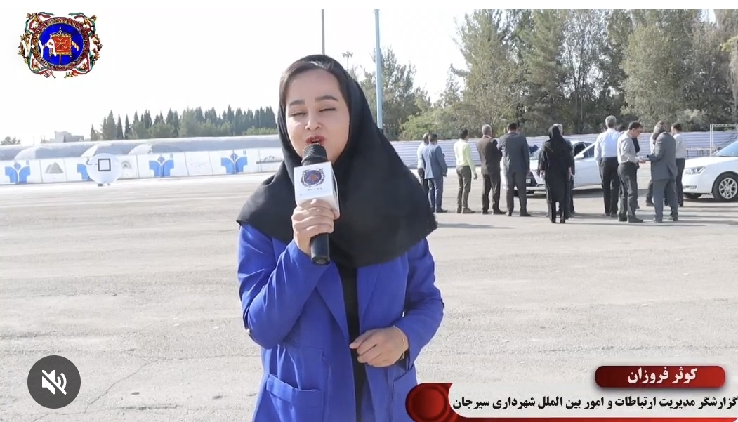 تصویر بازدید مدیر کل دفتر امور شهری و شورا‌های استان کرمان از المان‌های ساخته شده در اولین سمپوزیوم بین‌المللی مجسمه‌سازی سیرجان