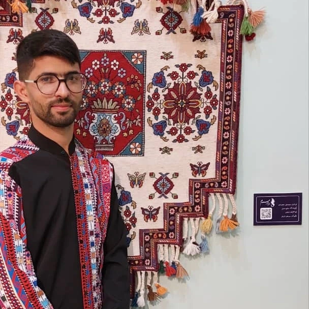 تصویر محمد علی شاهمرادی فرزند گلیم سیرجان