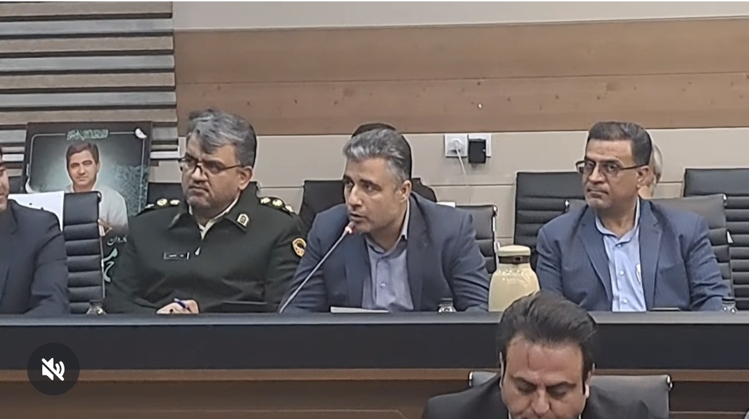 تصویر سخنان شهردار  در  شورای اداری  با استاندار جدید