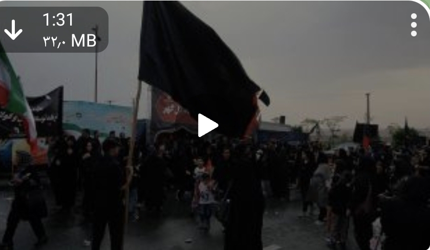 تصویر 🔹 برپایی موکب و عزاداری کارکنان شرکت توسعه آهن و فولاد